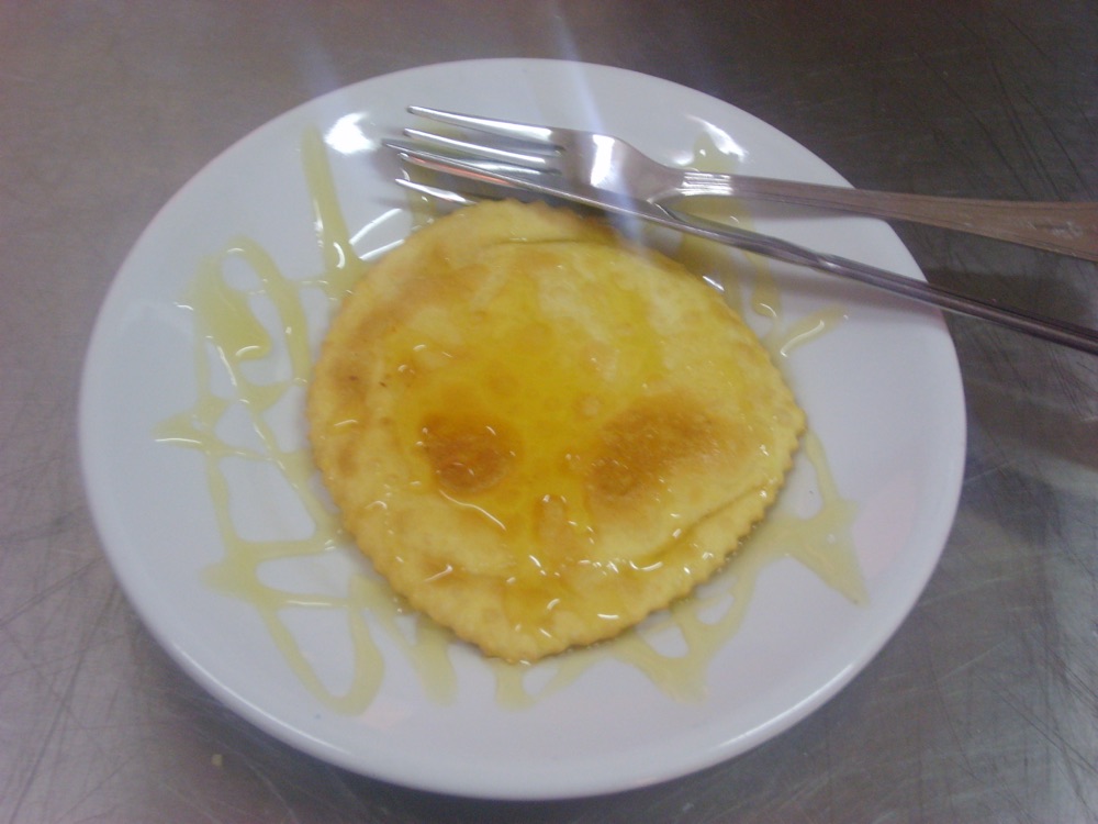 Sebada sarda con miele